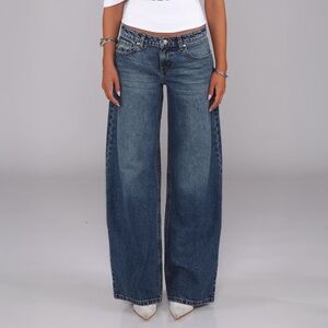 Revice Denim TLC Low Rise Baggy Jeans in Venice Blue